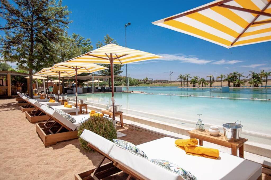 Villa Marrakech Piscine Privee Vue Sur Golf&Atlas Marrakesch Exterior foto